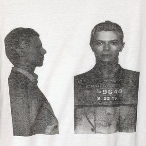 David Bowie - 1976 Mug Shot